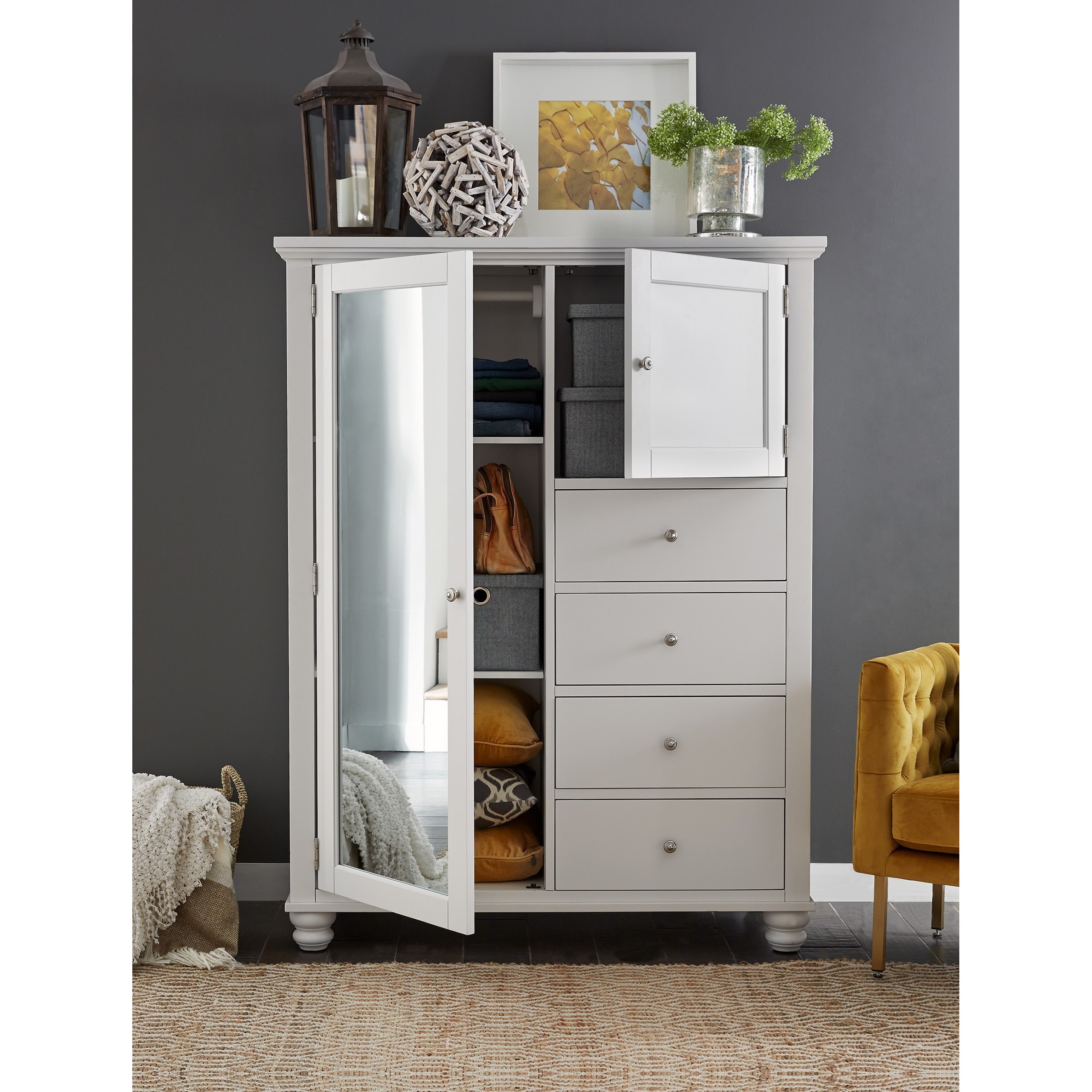 Aspenhome Cambridge CB 4 Drawer 2 Door Chiffarobe Wayside Furniture